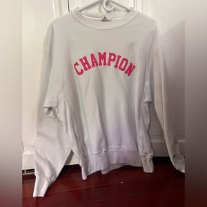 white champion crew neck